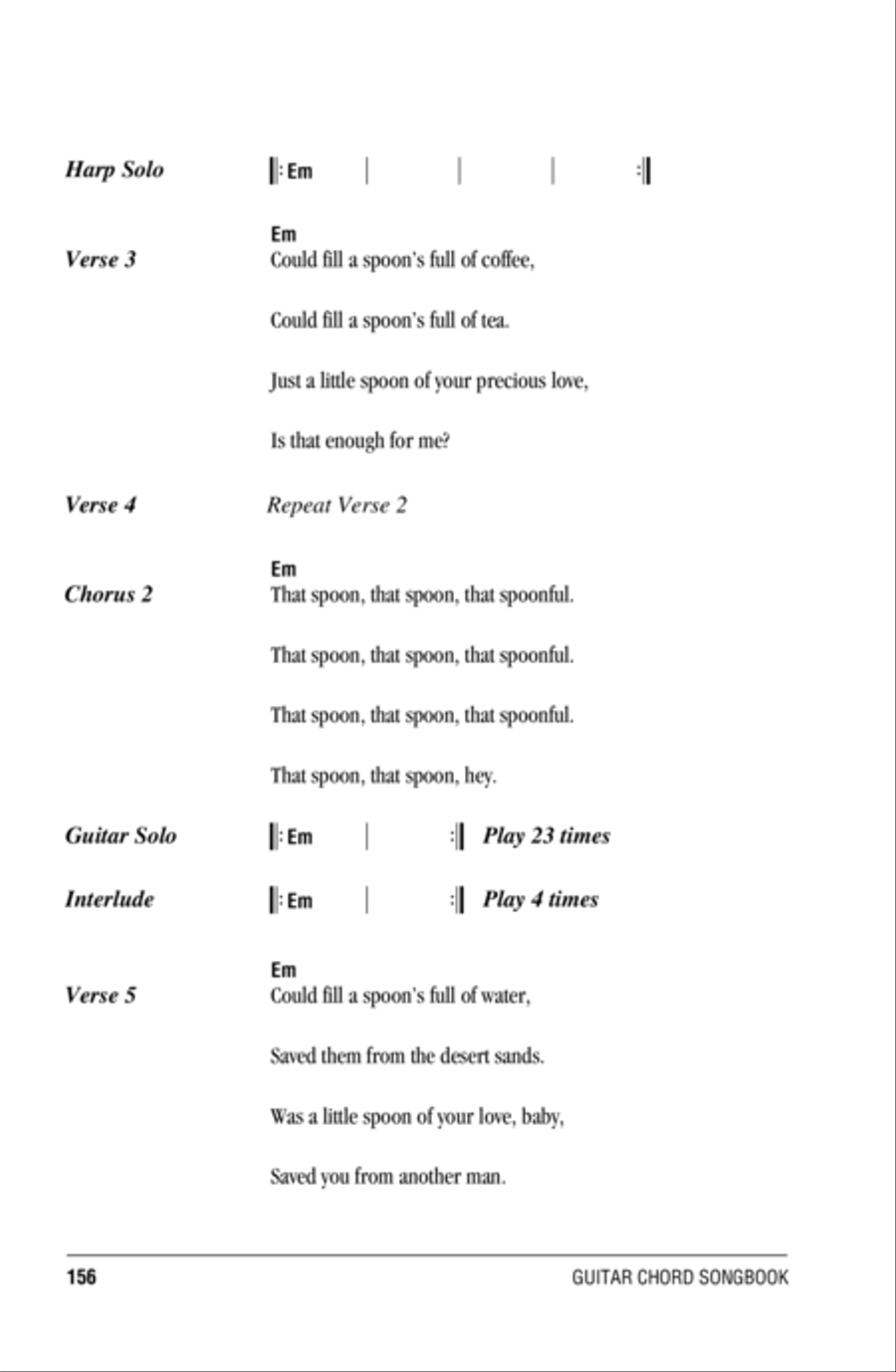 Spoonful Spoonful Acoustic Guitar scores gallery preview page 2