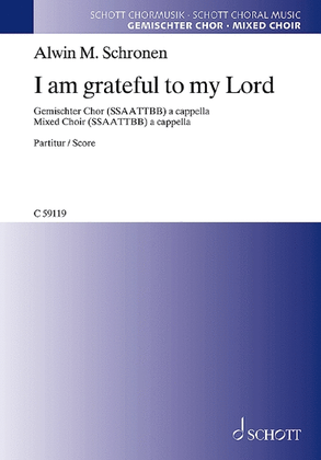 Book cover for I am grateful to my Lord
