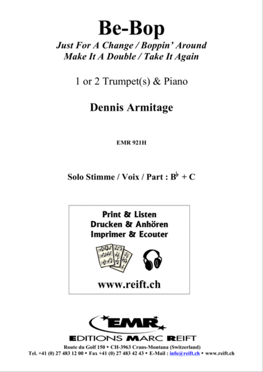 Be-Bop Be-Bop Trumpet Duet scores gallery preview page 2