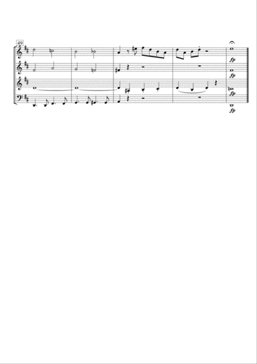 Just a closer walk with thee für Hornquartett Brass Quartet scores gallery preview page 4