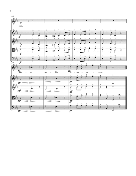 Agnus Dei by G. Bizet Soprano and string quartet image number null