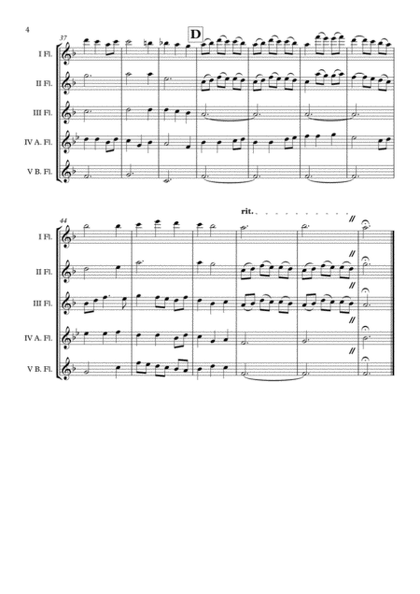 "Away In A Manger" Flute Choir arr. Adrian Wagner image number null