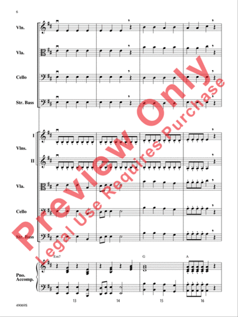 Hunters of Avatar String Orchestra scores gallery preview page 7