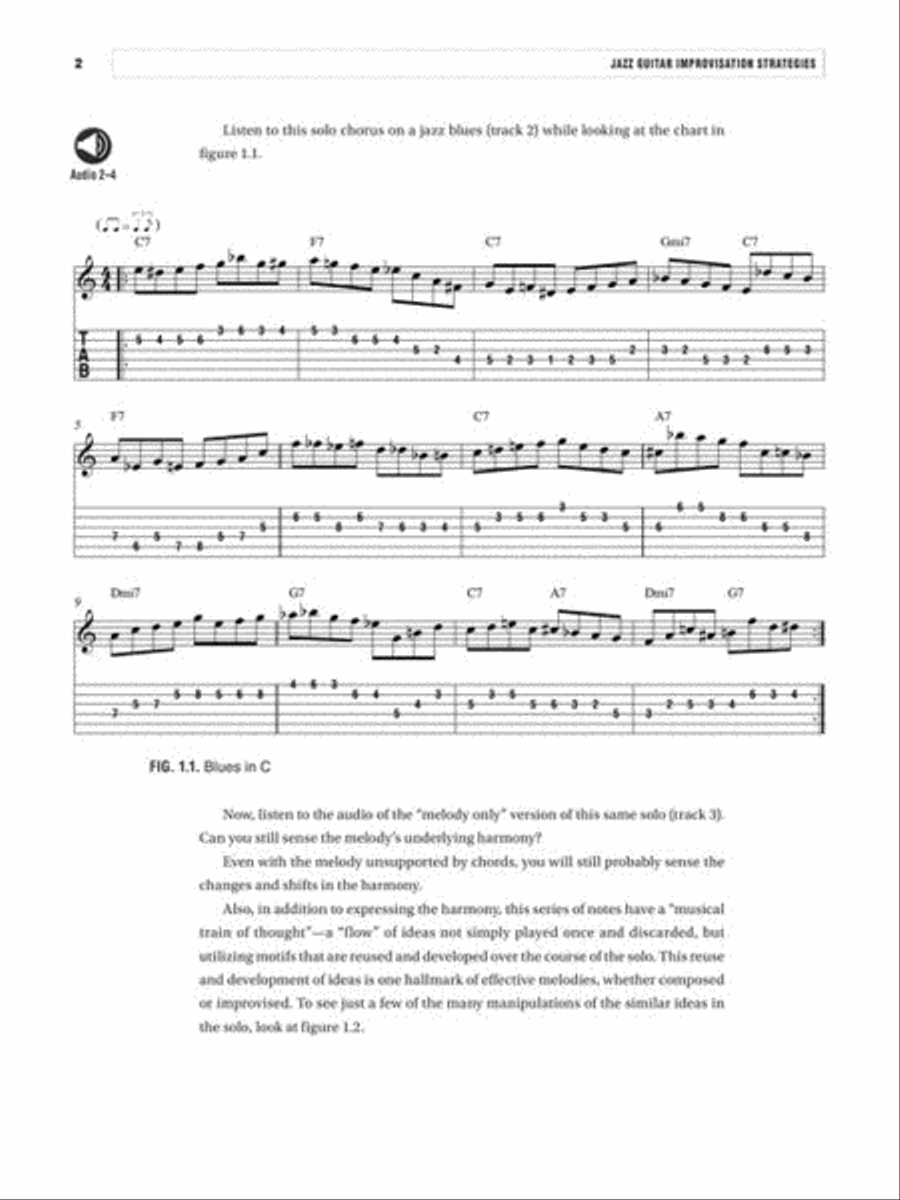 Jazz Guitar Improvisation Strategies Electric Guitar scores gallery preview page 12