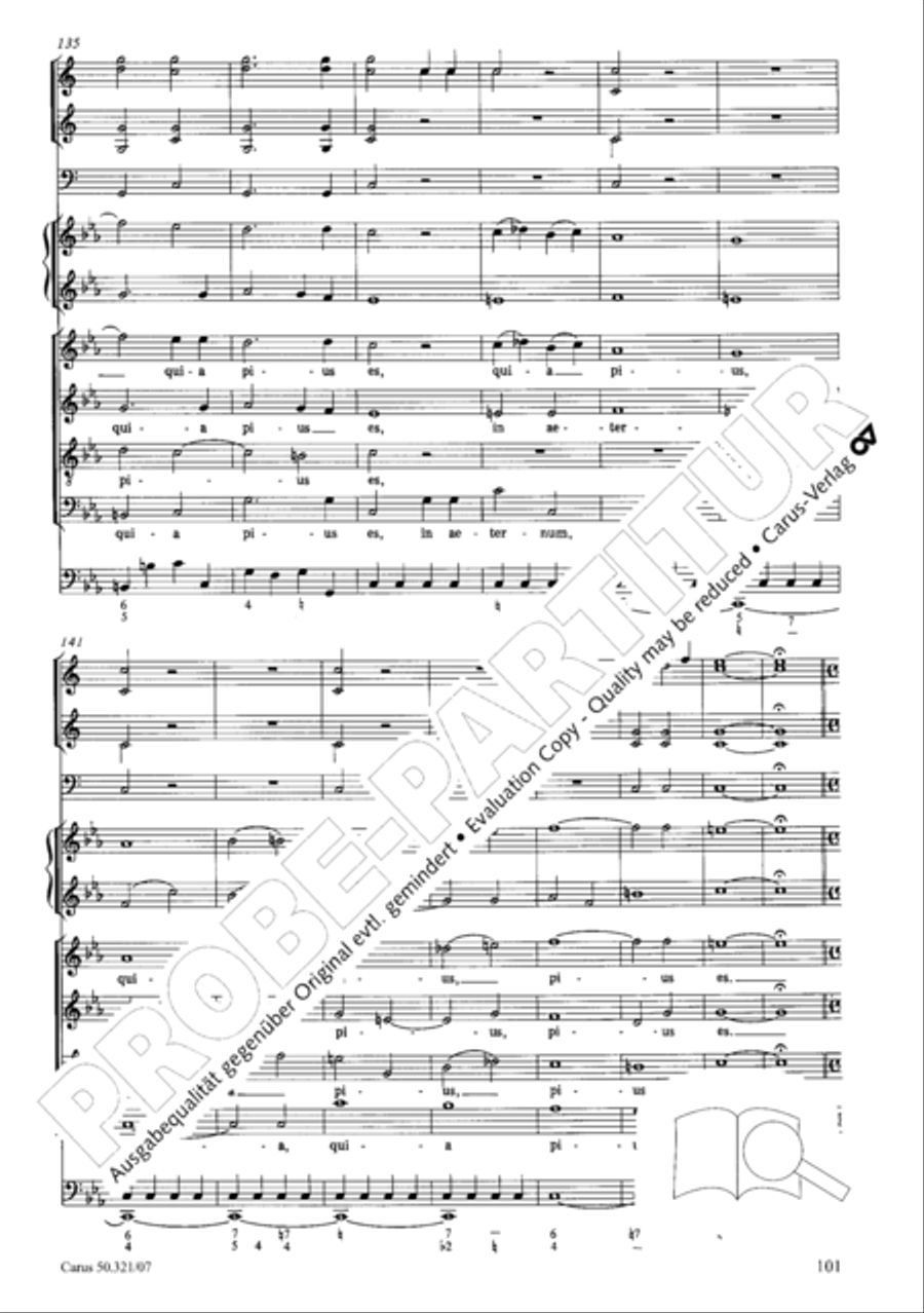 Requiem in C minor Requiem in C minor 4-Part scores gallery preview page 108