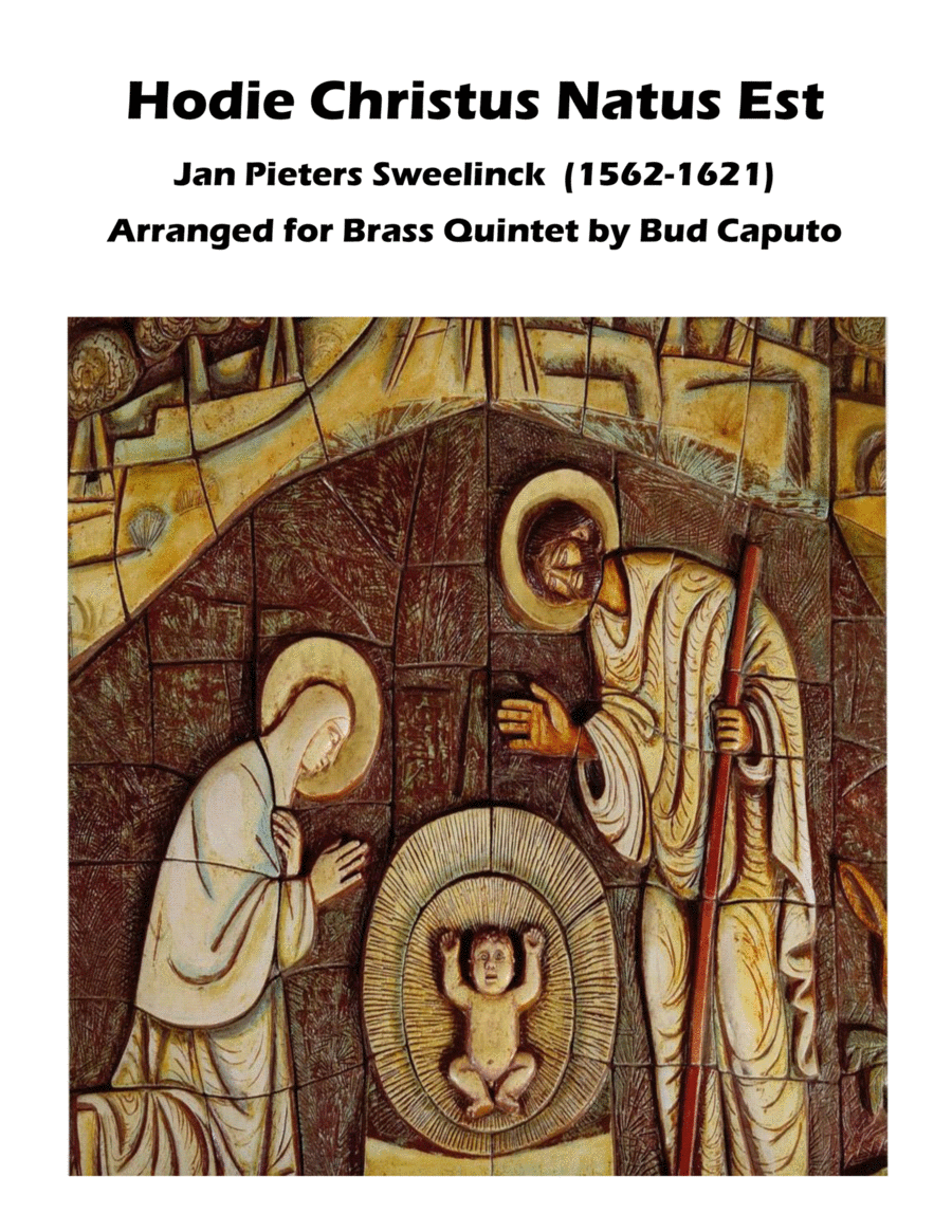 Hodie Christus Natus Est (Christ Is Born Today) for Brass Quintet Brass Quintet scores gallery preview page 1