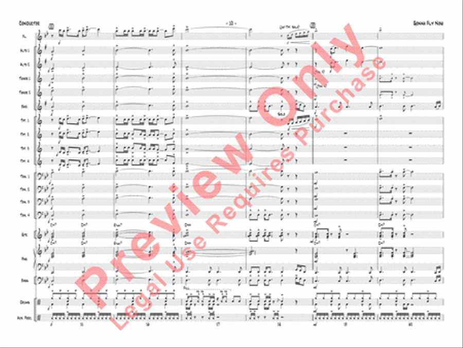 Gonna Fly Now Gonna Fly Now Jazz Ensemble scores gallery preview page 13