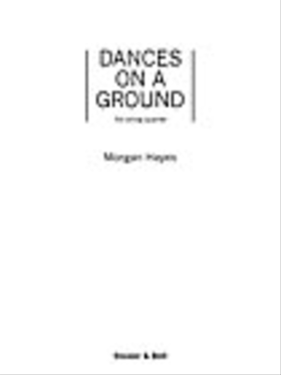 Dances on a Ground. Score & Parts String Quartet scores gallery preview page 1
