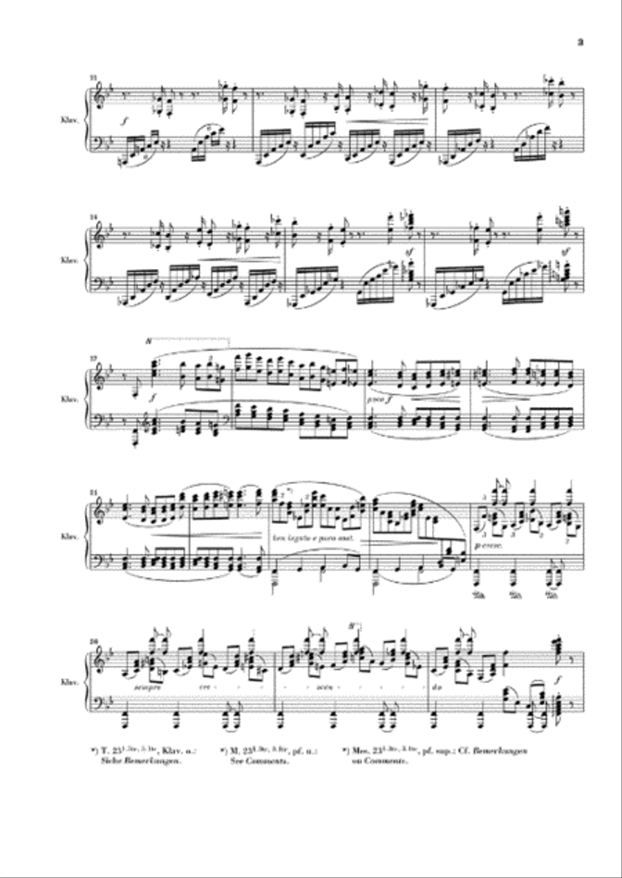 Piano Concerto No. 2 in B-flat Major, Op. 83 Orchestra scores gallery preview page 4