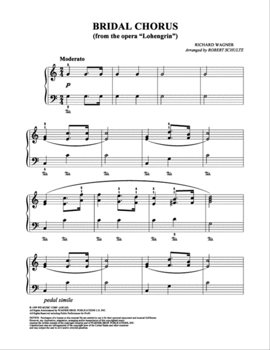 Bridal Chorus (from the opera 