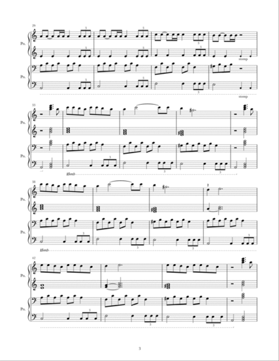 Believer Piano scores gallery preview page 3