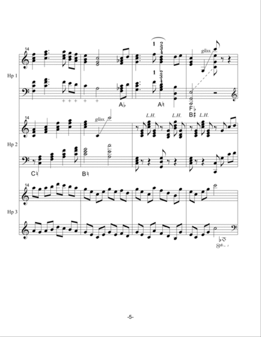 You Are My Sunshine Small Ensemble scores gallery preview page 5