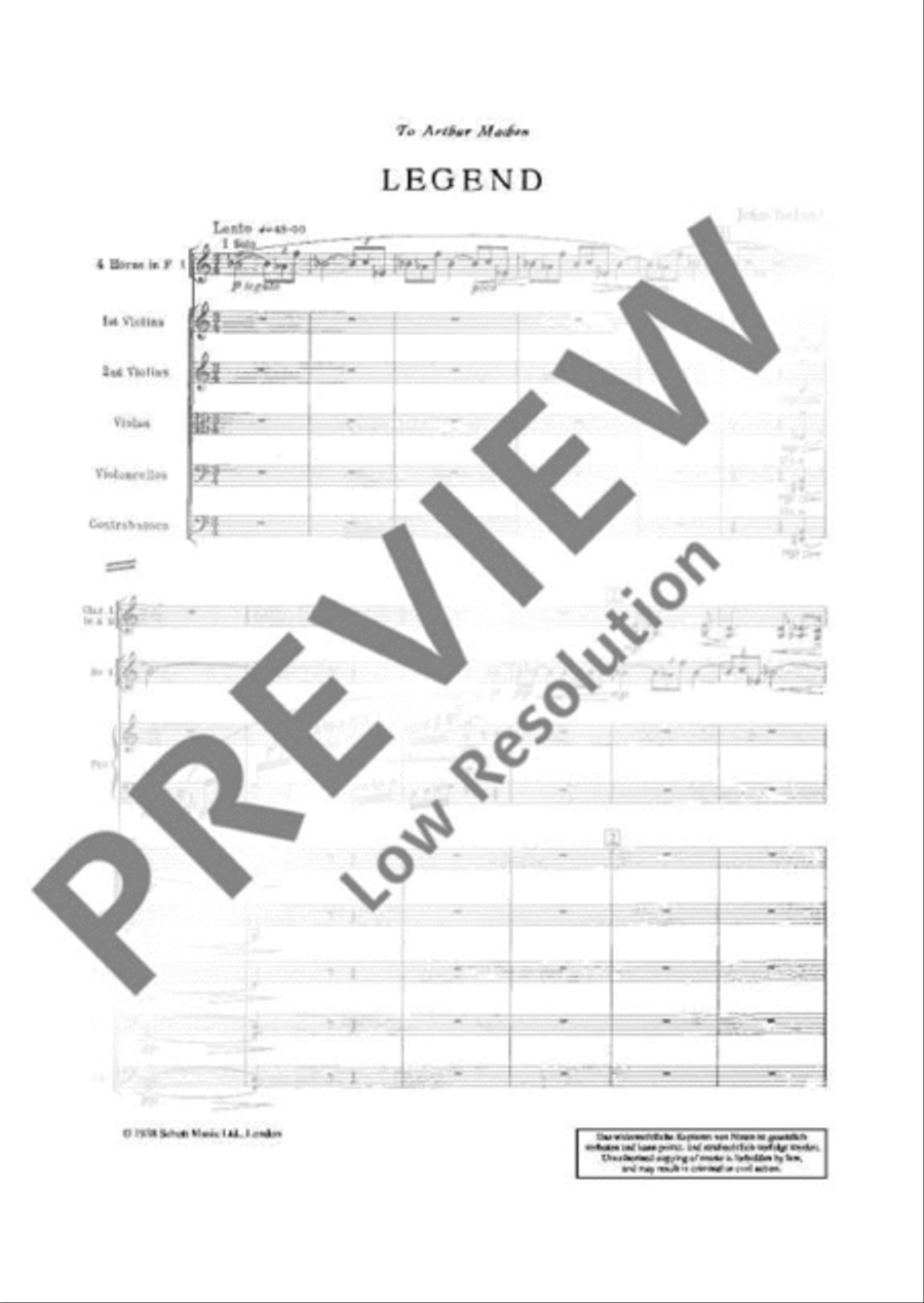 Legend Legend Orchestra scores gallery preview page 4