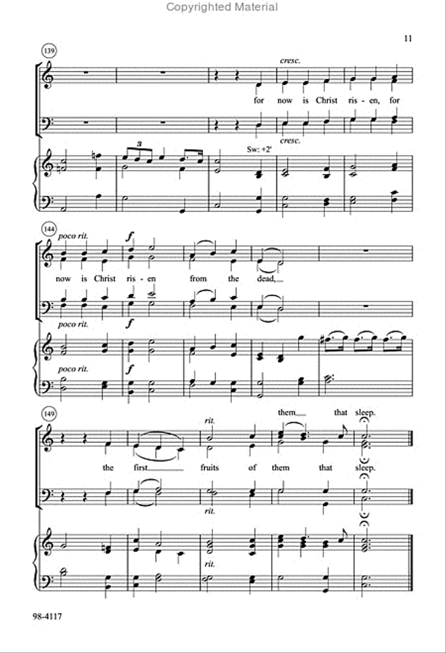 I Know That My Redeemer Liveth from Messiah 4-Part scores gallery preview page 10
