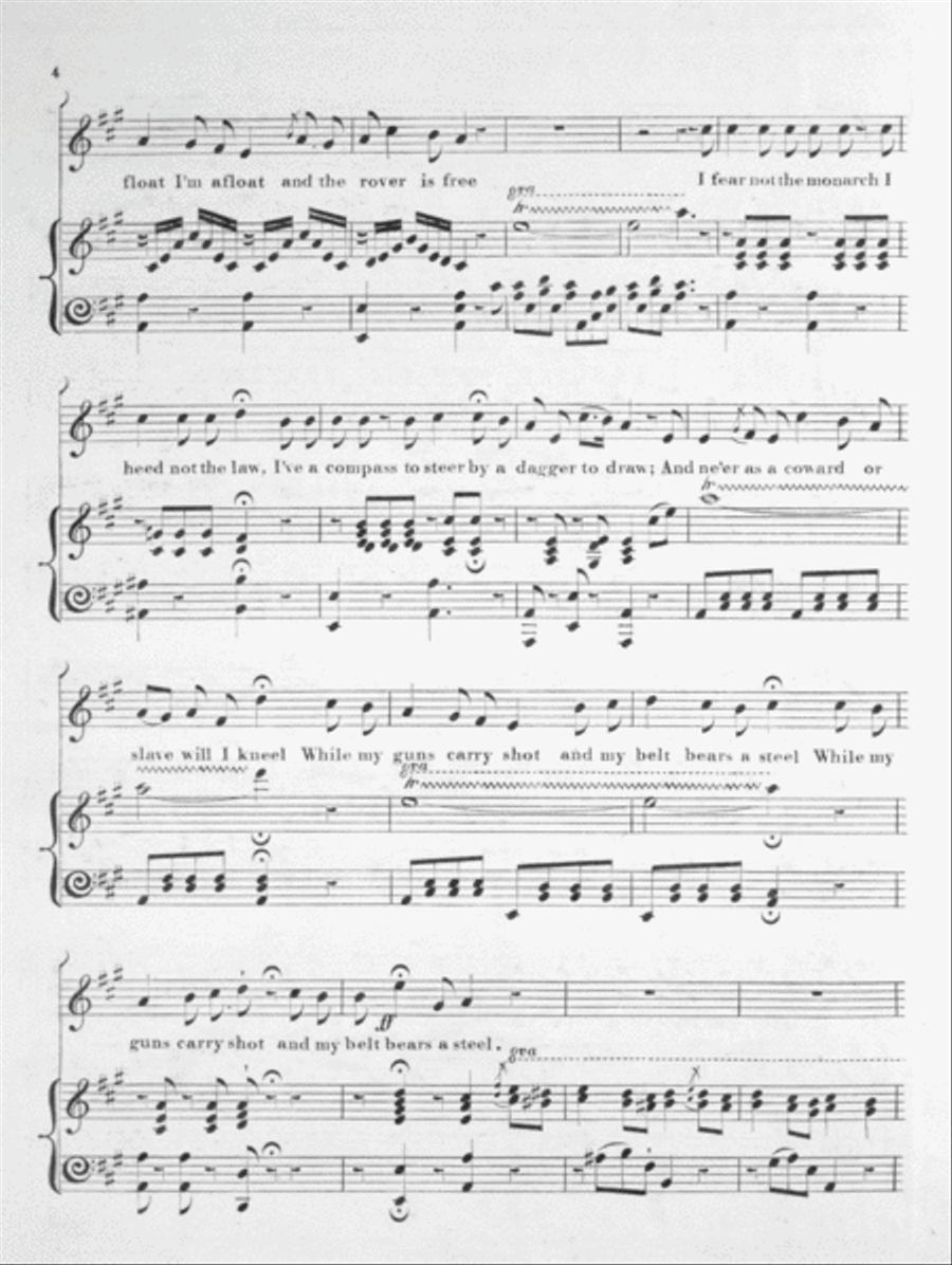 I'm Afloat, I'm Afloat. A Song Piano Solo scores gallery preview page 3