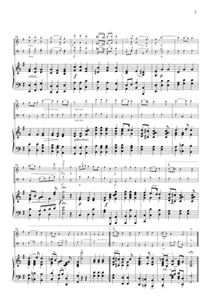 Handel Ombra mai fu (Largo), for piano trio, PH101