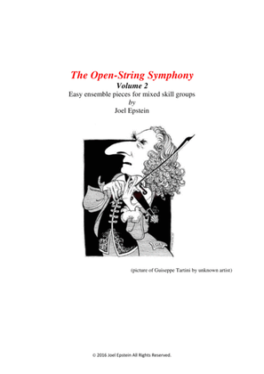 Book cover for Open-String Symphony 2: easy violin ensemble pieces for mixed skill levels
