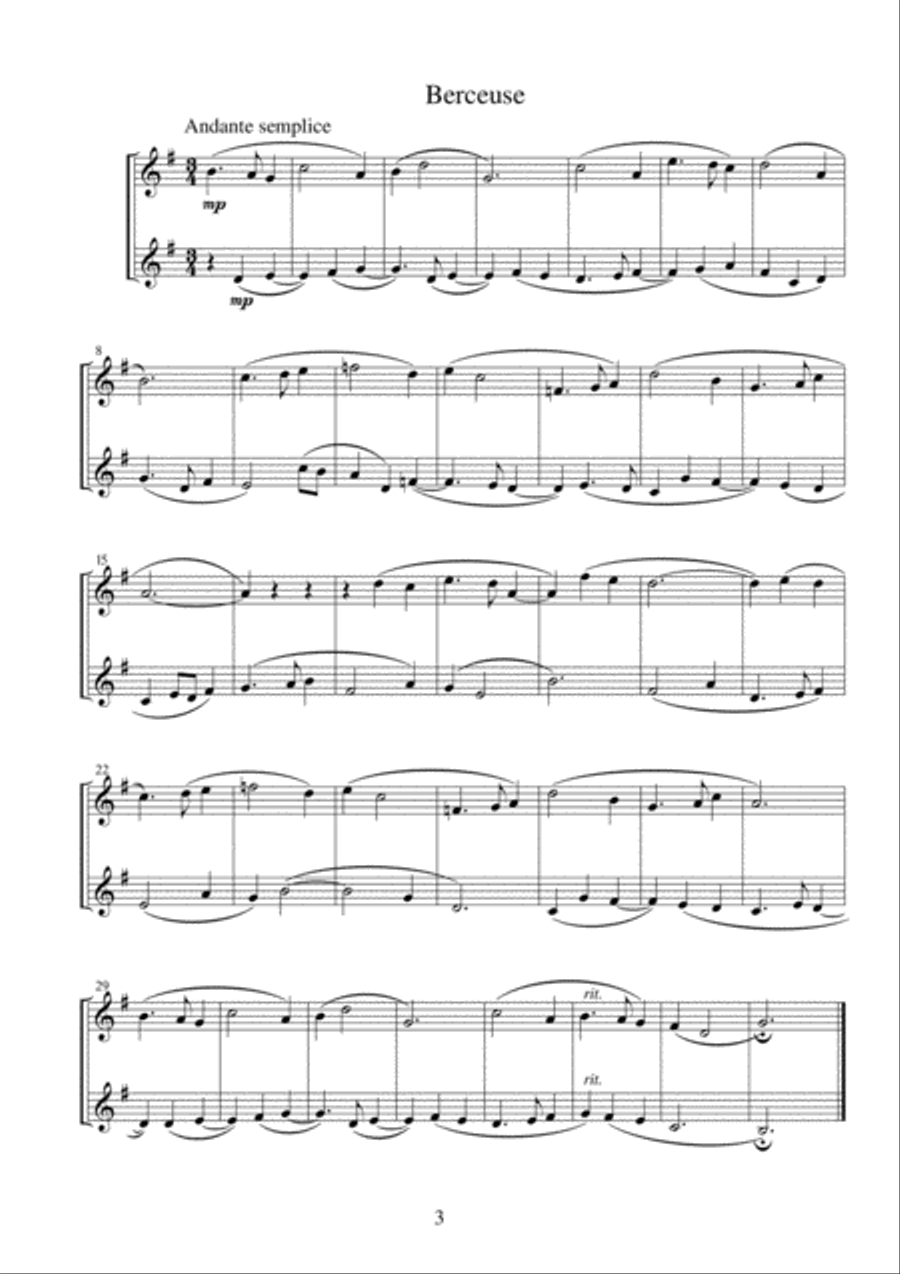 15 Duos for Two Horns 15 Duos for Two Horns Brass Duet scores gallery preview page 4
