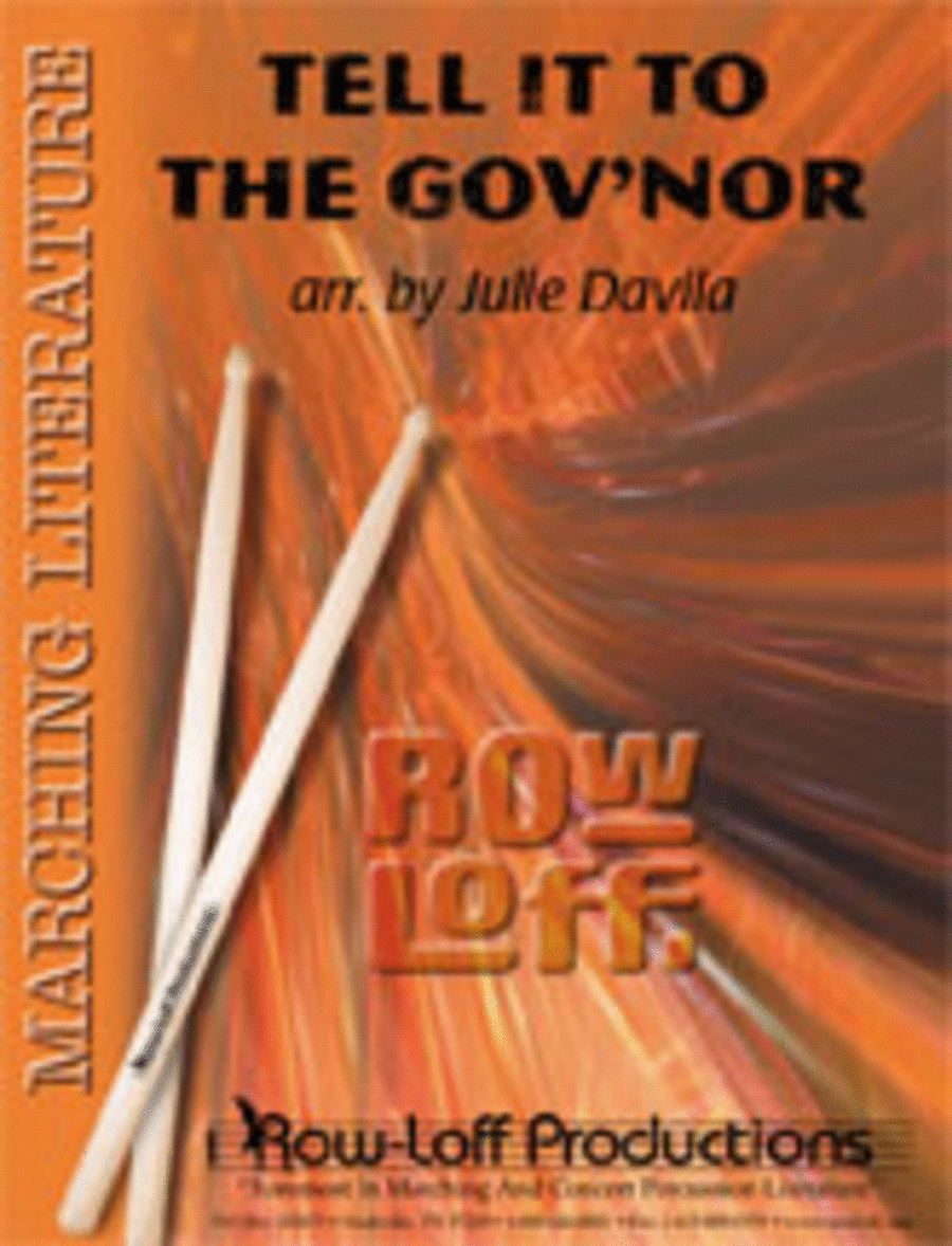 Tell It To The Gov'nor w/Tutor Tracks Percussion Ensemble scores gallery preview page 1