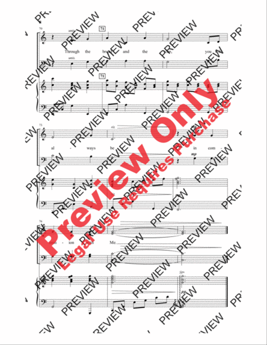 In Communion 4-Part scores gallery preview page 8