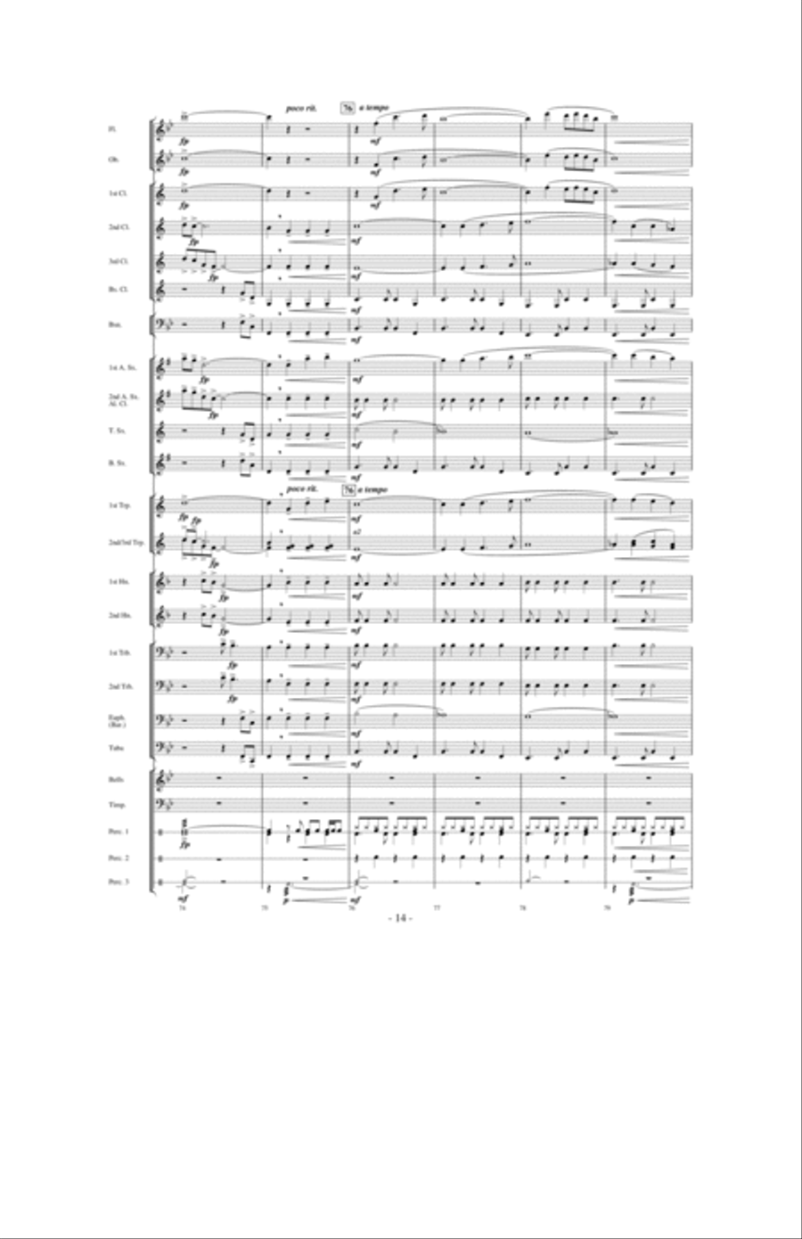 Spirit of the Pioneers Concert Band scores gallery preview page 13