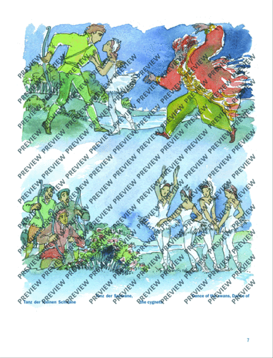 Swan Lake Swan Lake Piano Solo scores gallery preview page 8