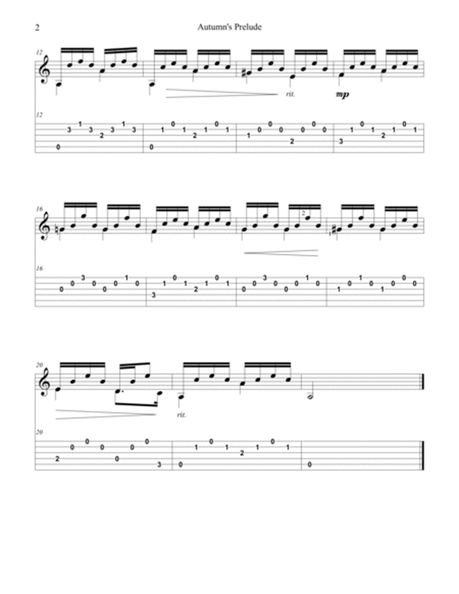 "8 Easy Pieces from Wintersong" for solo classical fingerstyle guitar (+TAB) image number null
