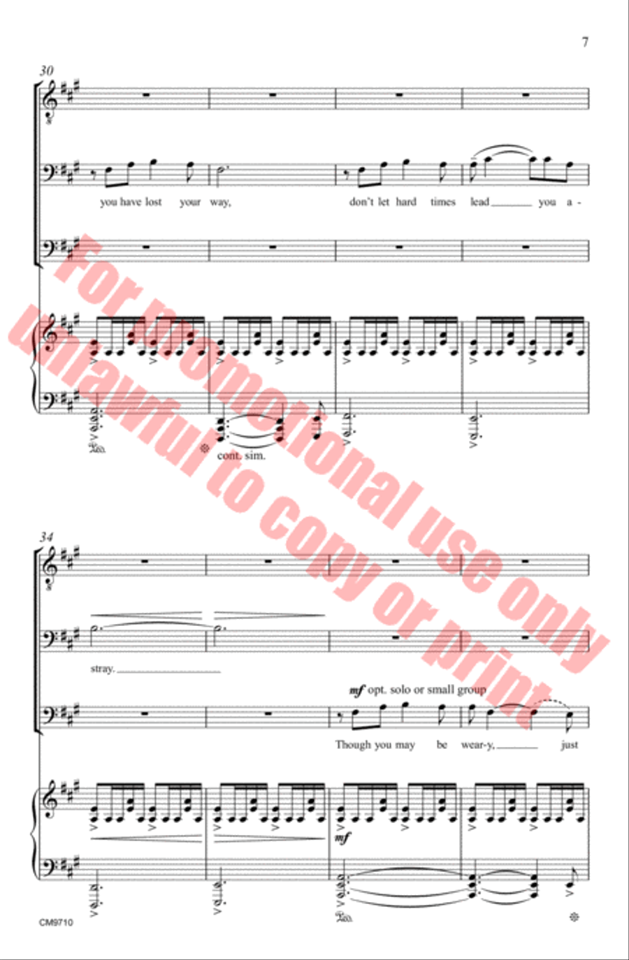 Ad Astra 3-Part scores gallery preview page 8