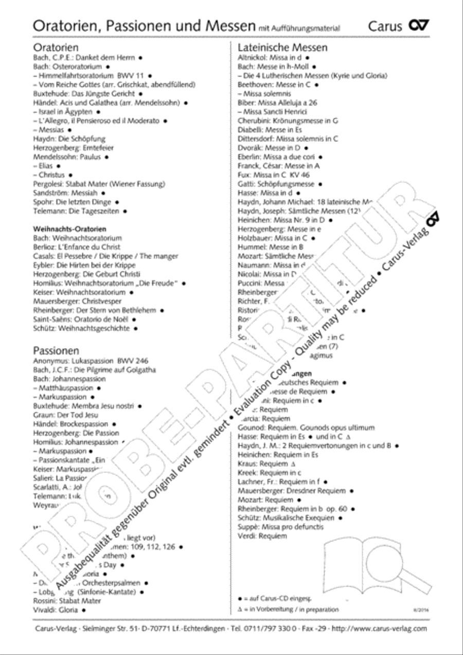 Ein Deutsches Requiem (German Requiem) 4-Part scores gallery preview page 265
