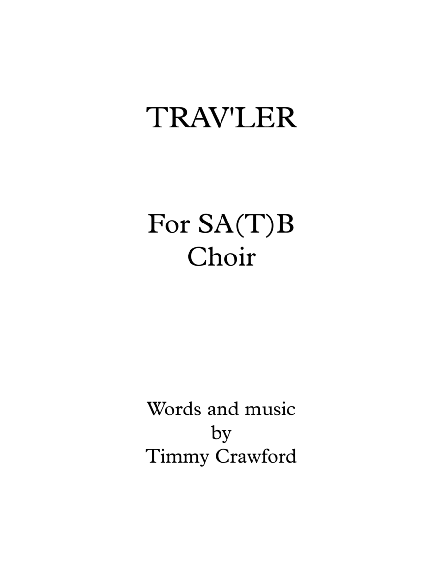 TRAV'LER TRAV'LER 3-Part scores gallery preview page 1