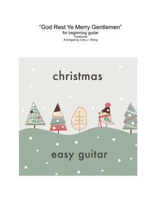 God Rest Ye Merry Gentlemen (Easy Guitar w/ tab)