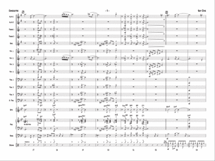 Sky Dive Jazz Ensemble scores gallery preview page 4