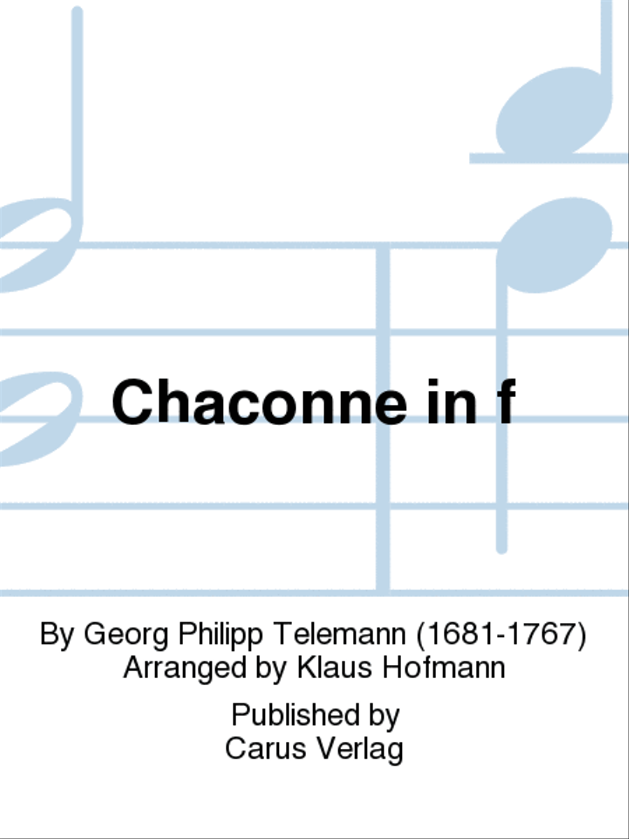 Chaconne in f