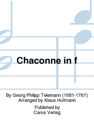 Chaconne in f