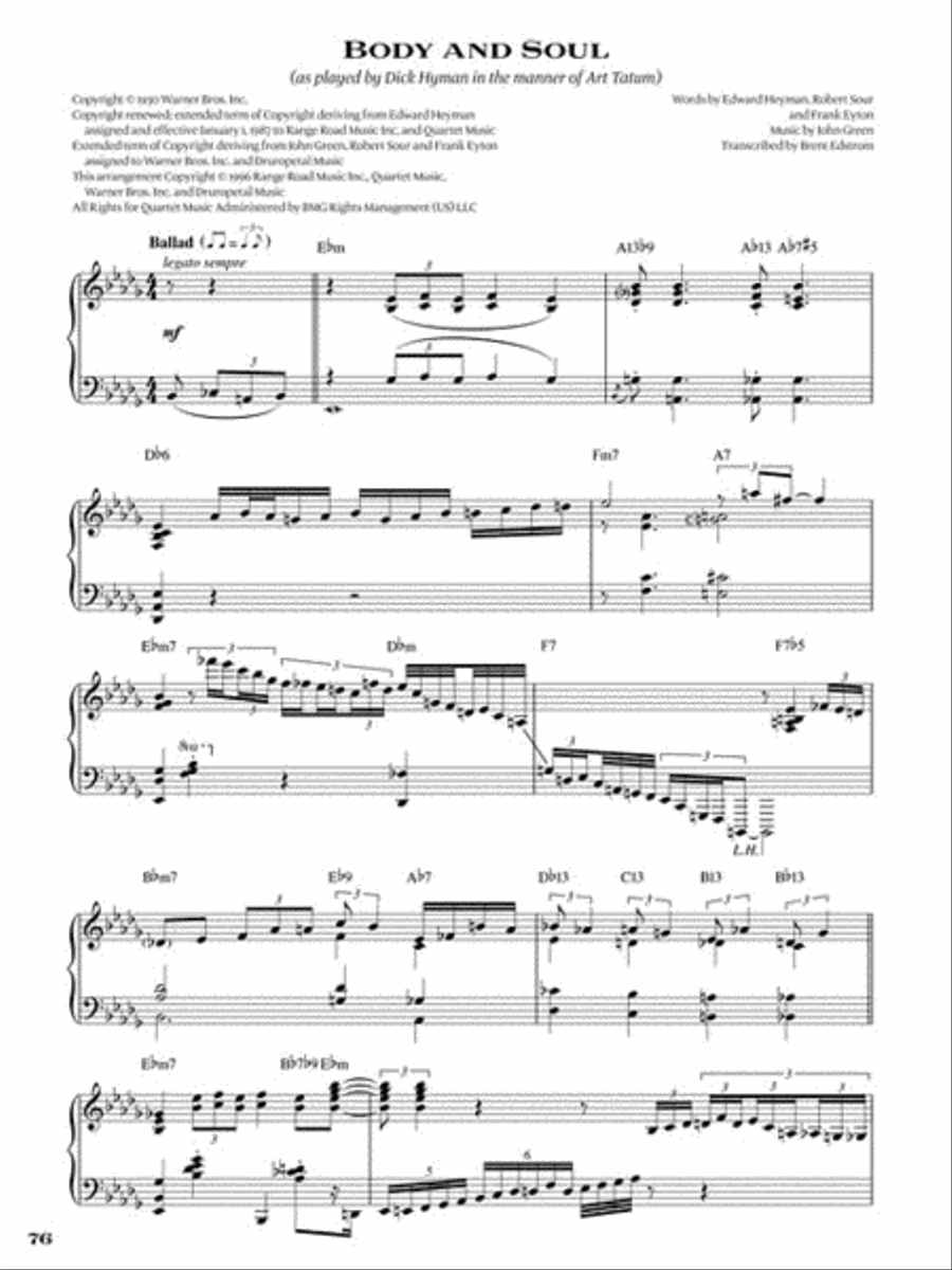 Dick Hyman's Century of Jazz Piano – Transcribed! Piano Method scores gallery preview page 7