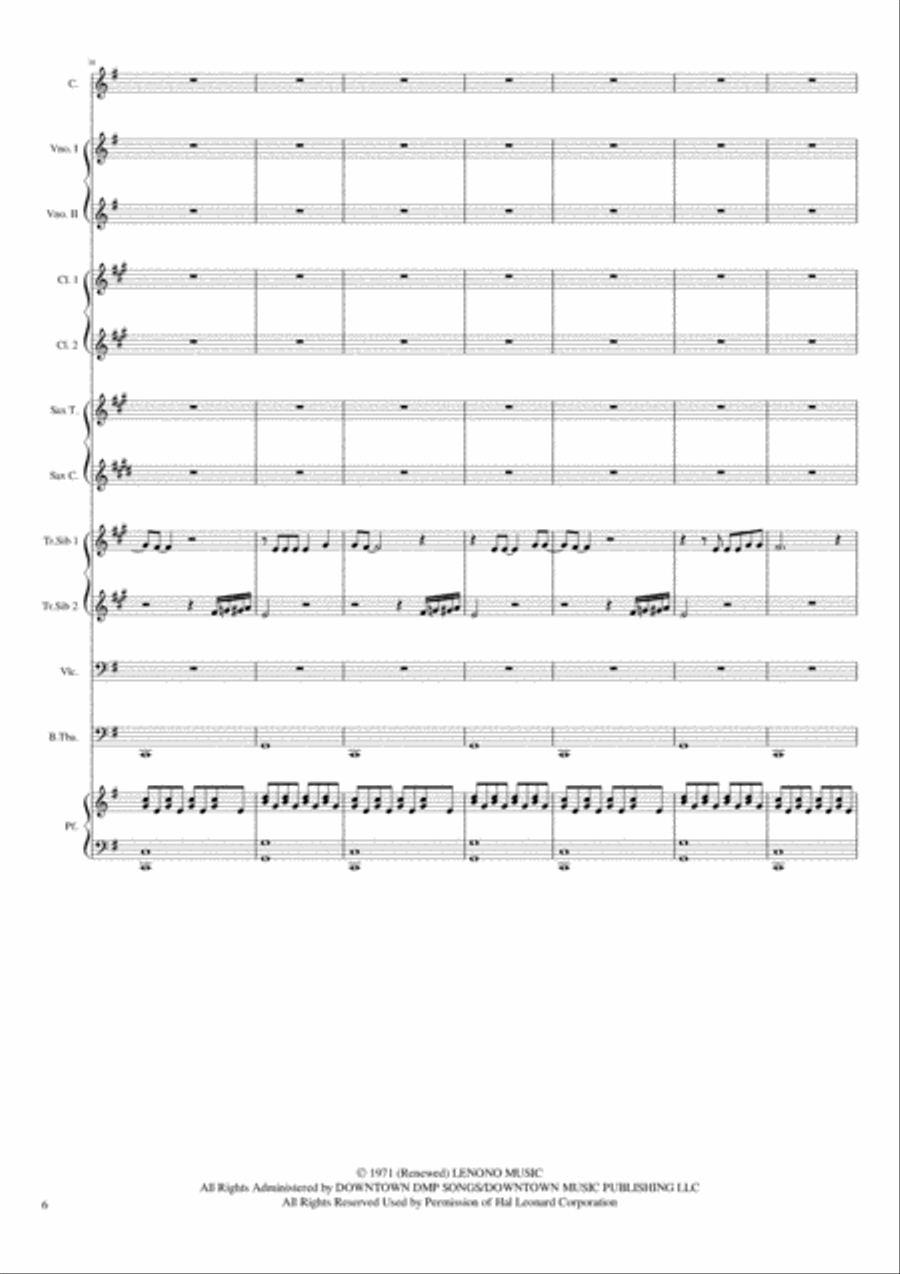 Imagine Tenor Saxophone scores gallery preview page 6