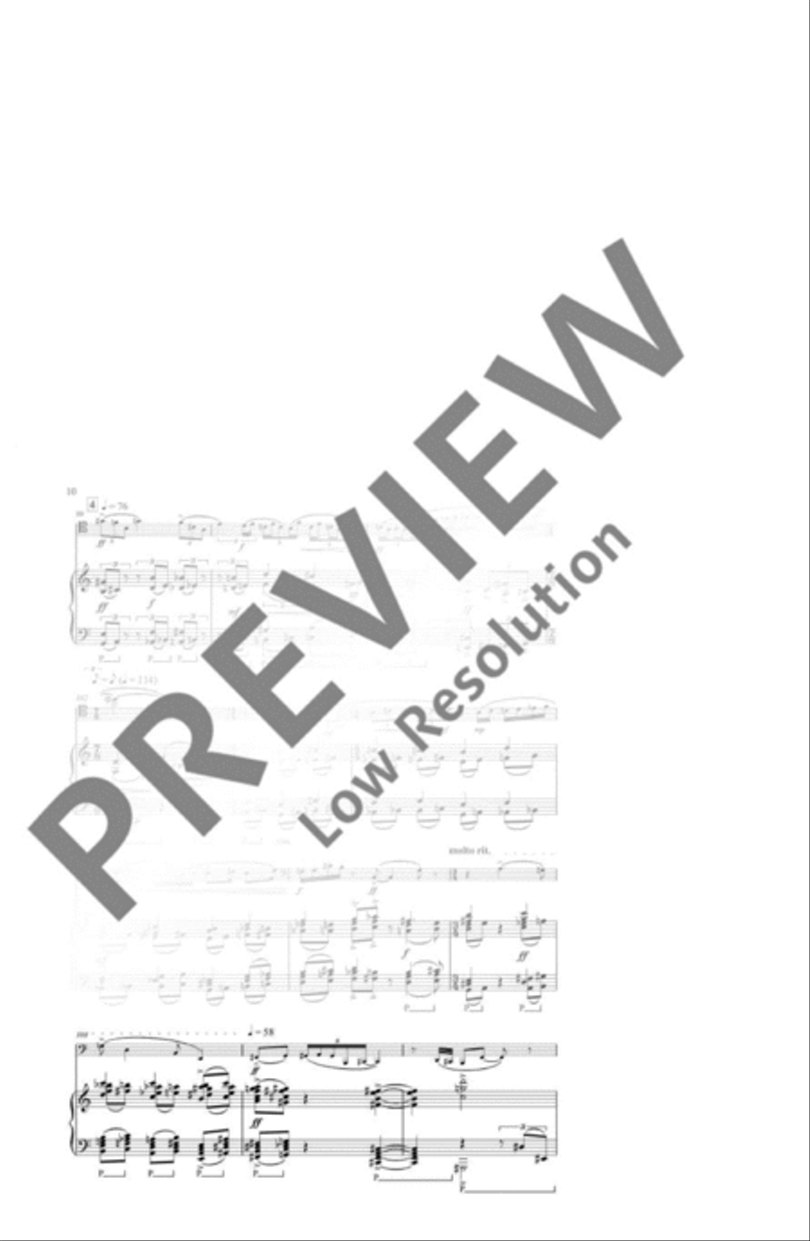 Blue Medusa Blue Medusa Bassoon Solo scores gallery preview page 13