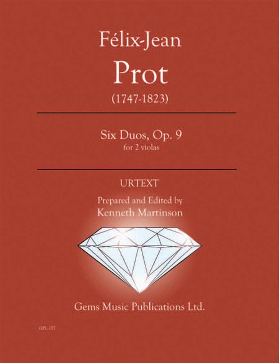 Six Duos, Op. 9 Viola scores gallery preview page 1