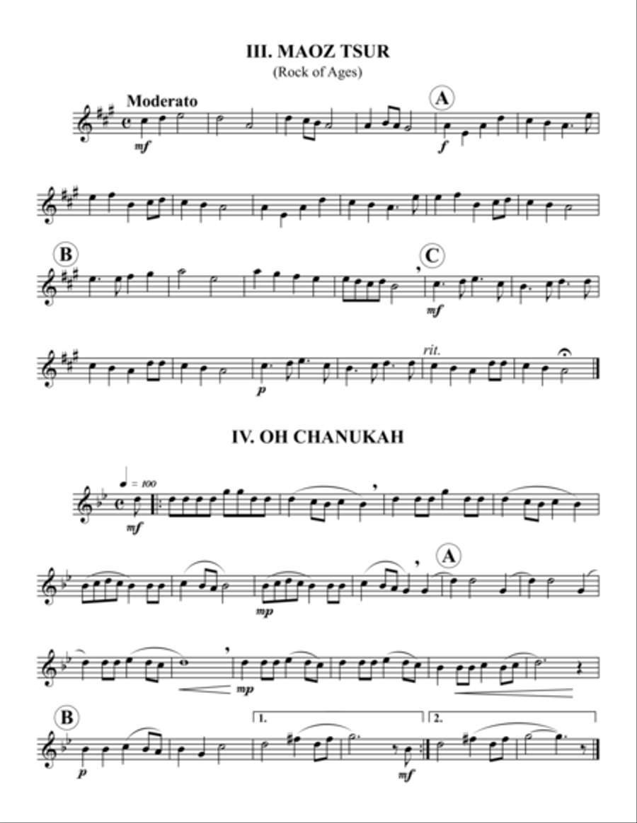 Chanukah Suite EETT scores gallery preview page 6
