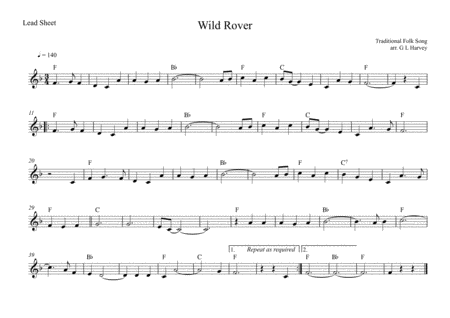 Wild Rover (Flexible Ensemble) image number null