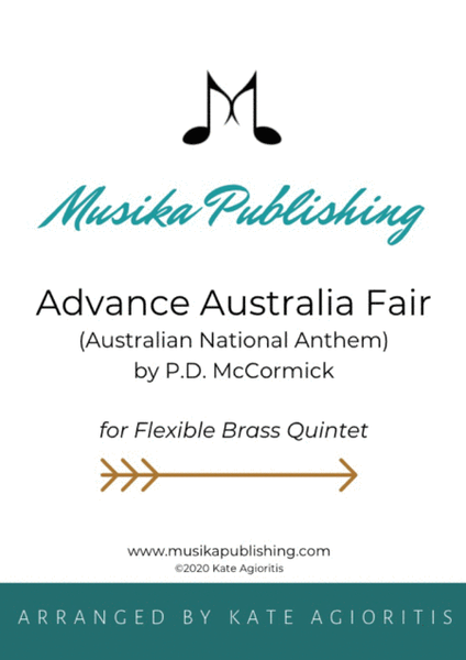 Advance Australia Fair (National Anthem) - Flexible Brass Quintet image number null