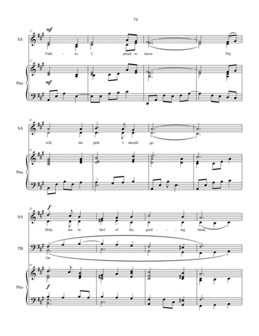 Holy Father, I Pray - sacred music for SATB choir image number null