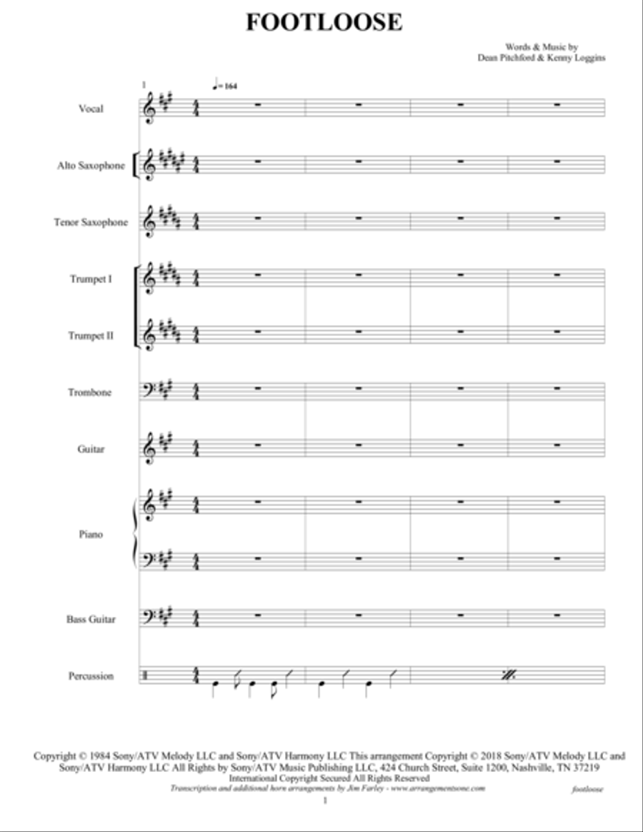 Footloose Large Ensemble scores gallery preview page 3