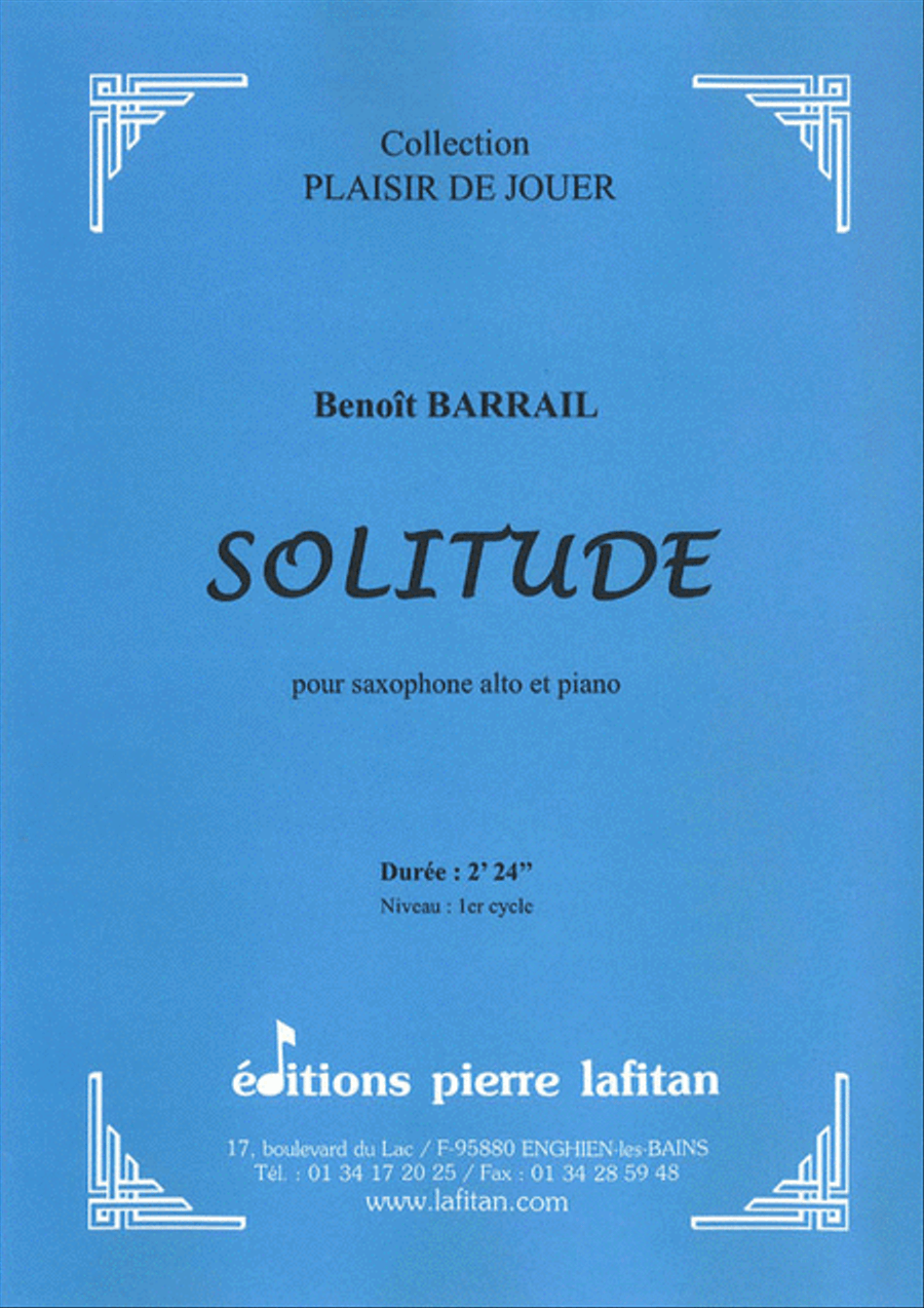 Solitude Solitude Alto Saxophone scores gallery preview page 1