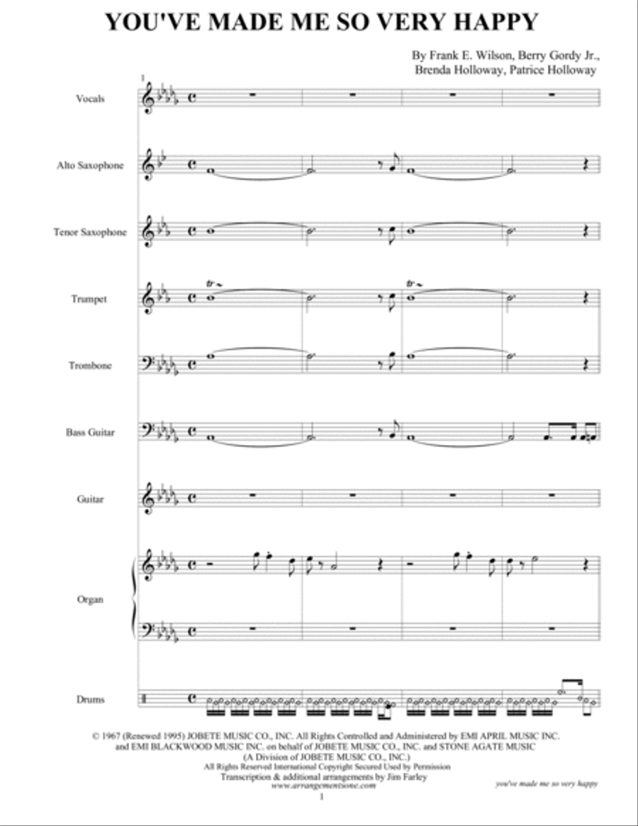 You've Made Me So Very Happy Small Ensemble scores gallery preview page 3