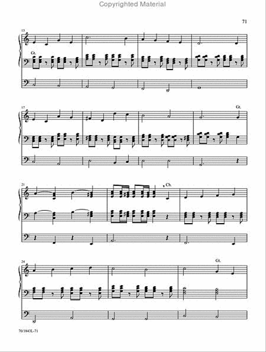 Hymn Tunes A to Z Organ Solo scores gallery preview page 9
