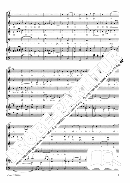 Beata es, Virgo Maria by Leopold Mozart Choir - Sheet Music