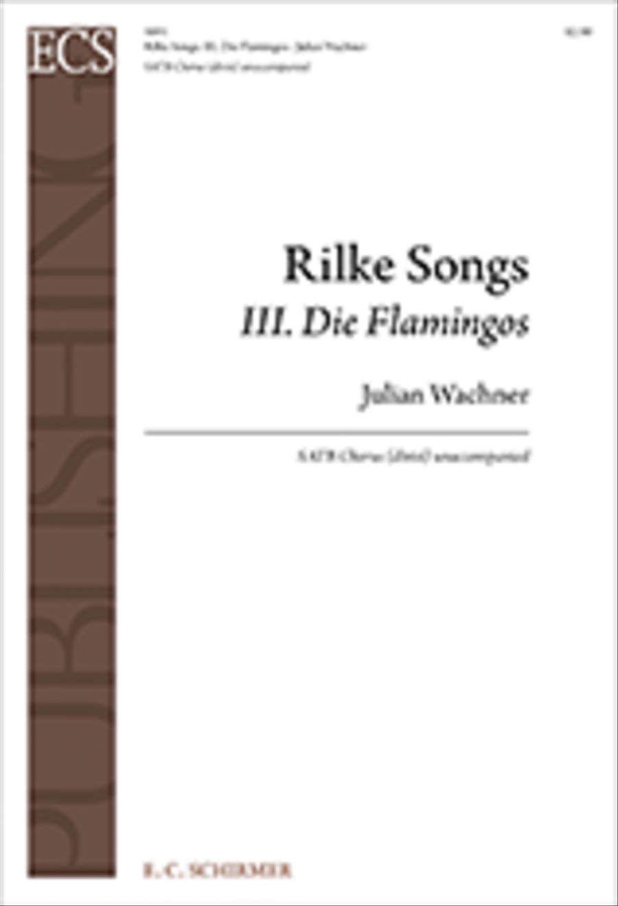 Rilke Songs: 3. Die Flamingos Divisi scores gallery preview page 1