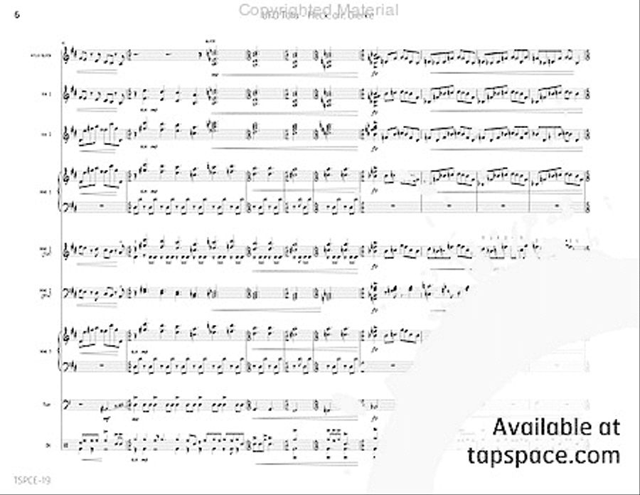 UFO Tofu Percussion Ensemble scores gallery preview page 11