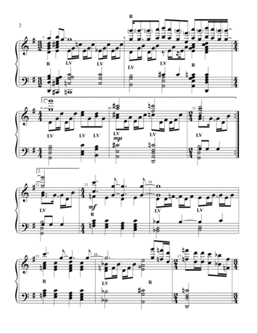 Blackbird Handbell Choir scores gallery preview page 2